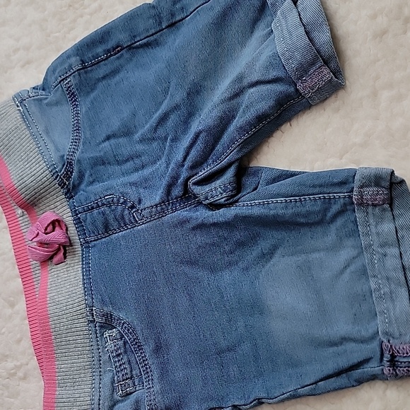 Arizona Jean Co Size 6 Blue Pink Gray Shorts - Picture 4 of 7